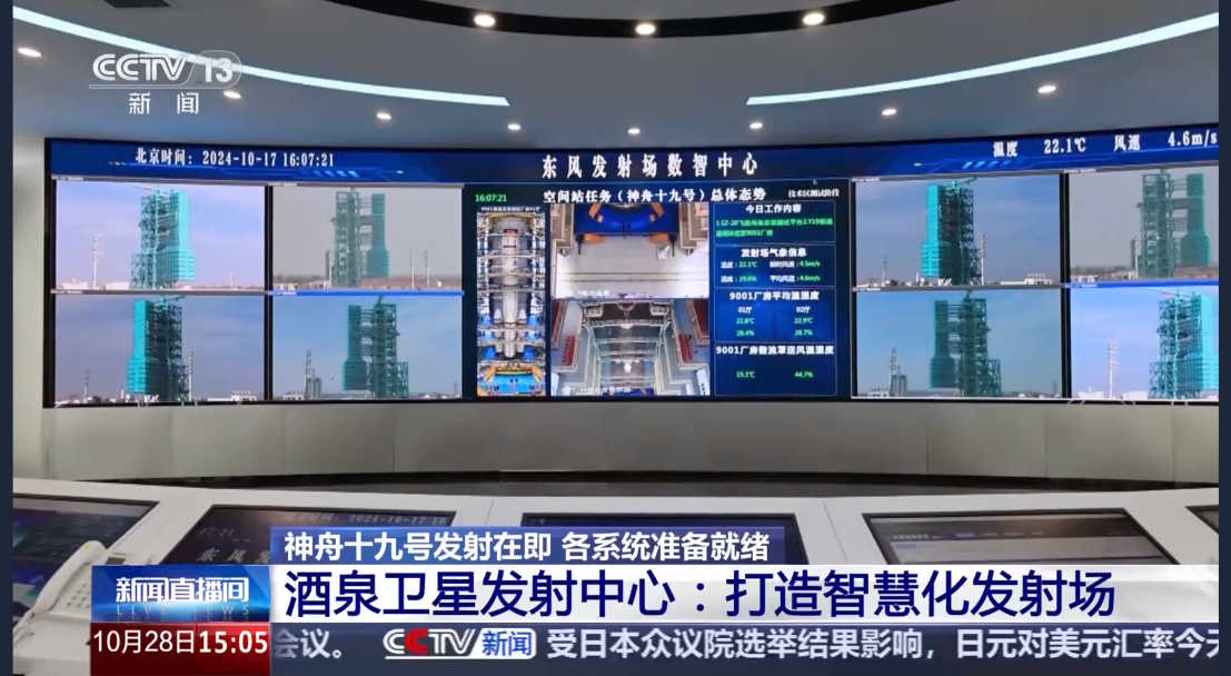 神舟十九號(hào)發(fā)射在即！聯(lián)建光電助力打造酒泉衛(wèi)星智慧化發(fā)射場(chǎng)